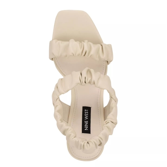New.Nine West. Size  10 Dress Sandal. Looks more cream than white. - Picture 1 of 5